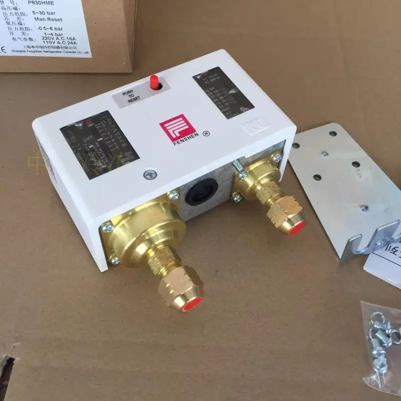 

Pressure Switch High and Low Pressure Controller P830HME Manual Pressure Control