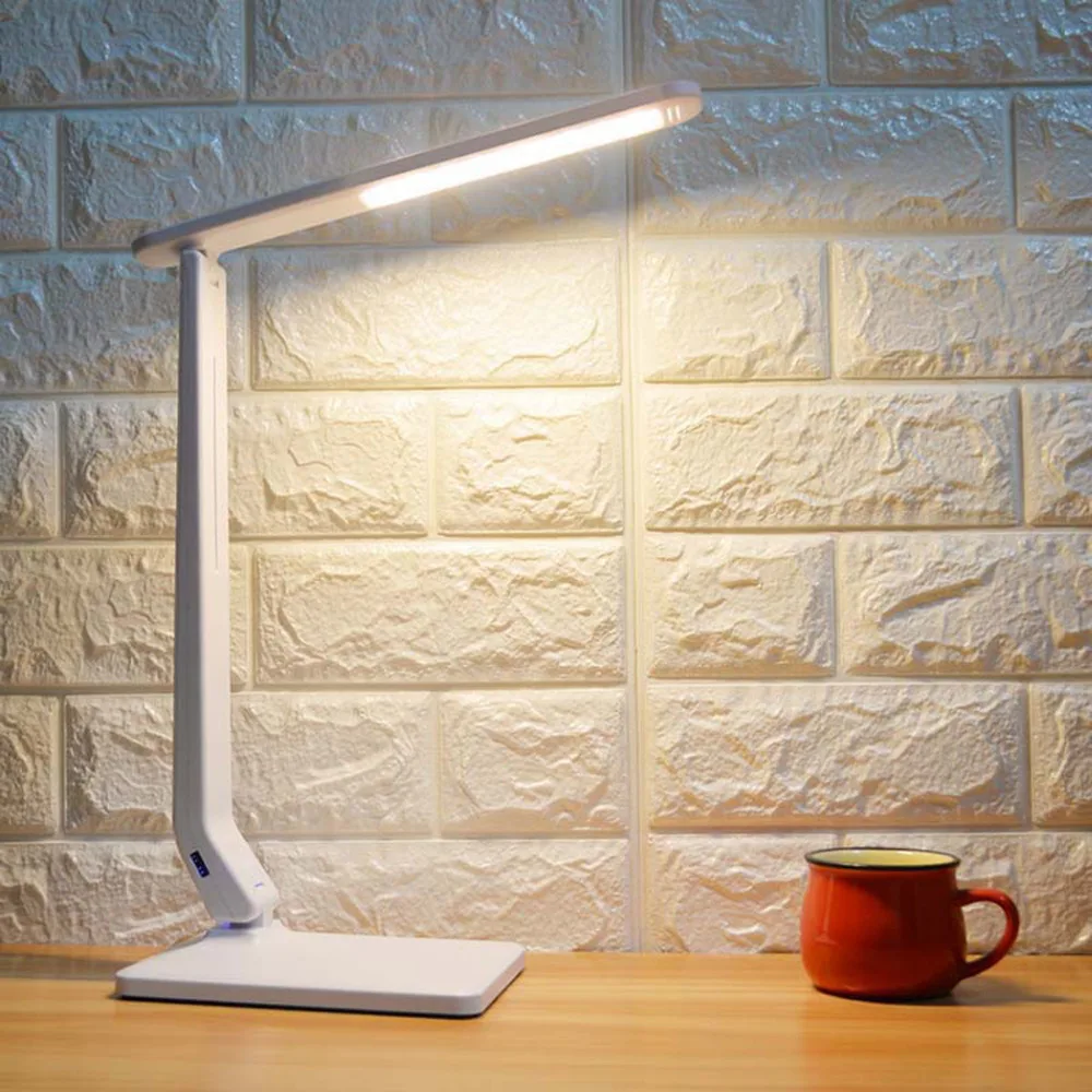 

Skycoolwin Ultrathin LED Desk Lamp USB Charging Dimmable Table Lamp with Touch Control Adjustable Reading Light Lampe de table