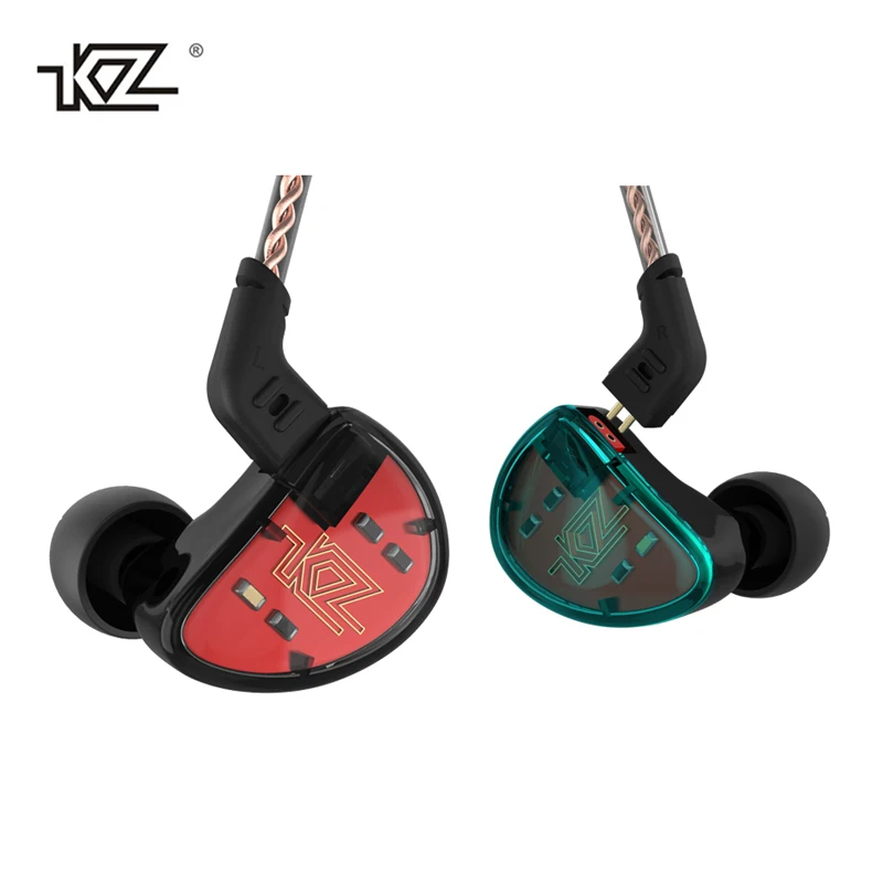 

KZ AS10 Balance Armature Unit In-Ear Earphone Subwoofer Stereo Sport Headset Noise Cancelling HIFI Detachable Earbuds with mic