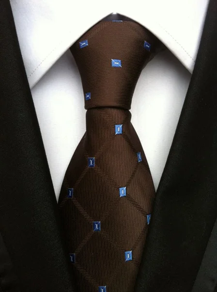 Дизайн в полоску золотые галстуки на шею Шелковый Классический мужской галстук 8 см галстуки с рисунком Пейсли для мужчин галстук деловой Свадебный галстук вечерние Gravatas - Цвет: 7