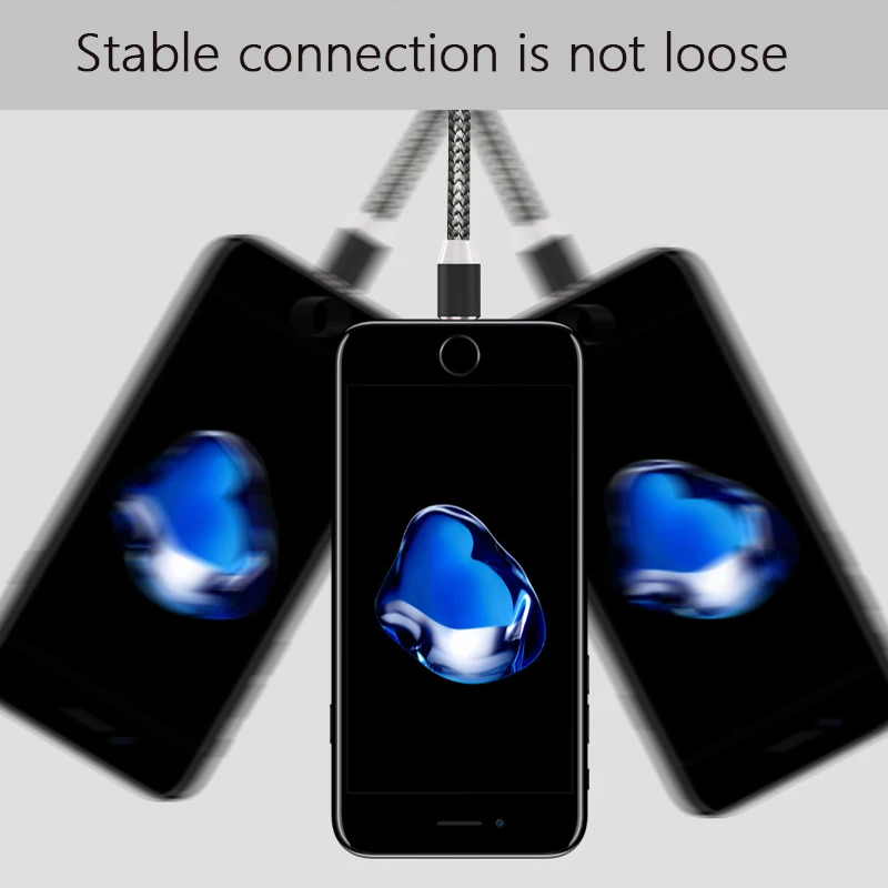 Магнитный кабель Micro USB Rovtop 1 м адаптер зарядного устройства для зарядки type C IPhone 6 6s