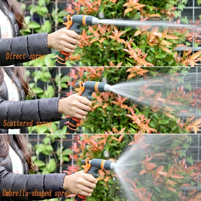 Spray Lawn Watering Multi-function Car Wash High Pressure Durable Hand-held Hose Sprinkle Water Nozzle Garden Irrigation system