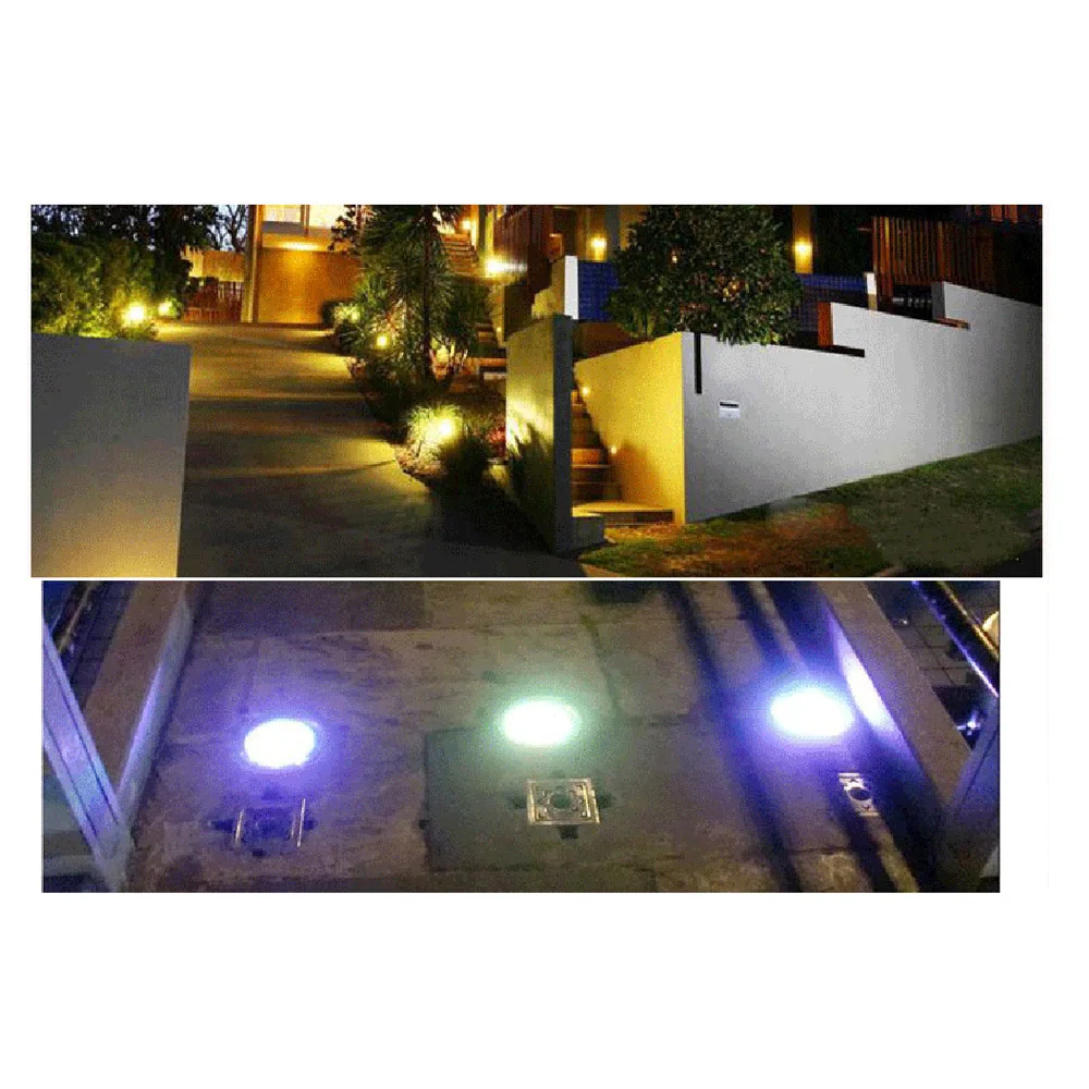 Светодиодный светильник для подземных работ 5 Вт 10 Вт IP67 встраиваемый наружный светильник 12 В постоянного тока 220 в переменный ток утопленный светильник для сада