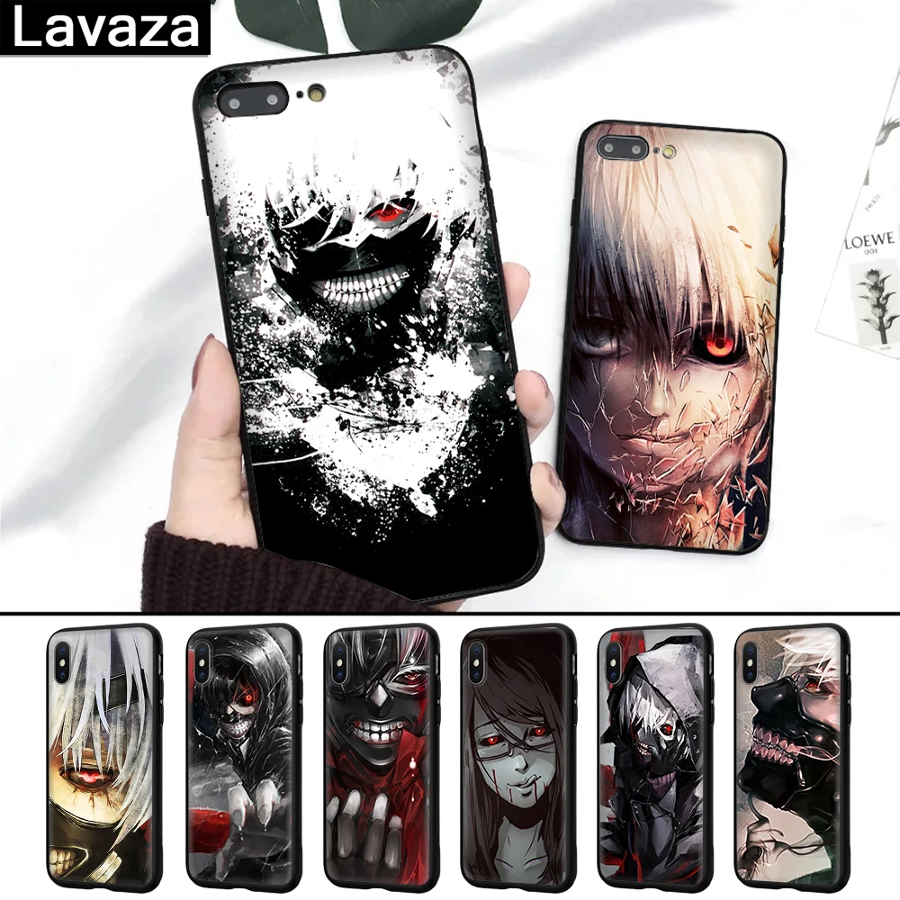 

Lavaza 252FF Tokyo Ghoul Silicone Case for iPhone 5 5S 6 6S 7 8 Plus X XR XS Max