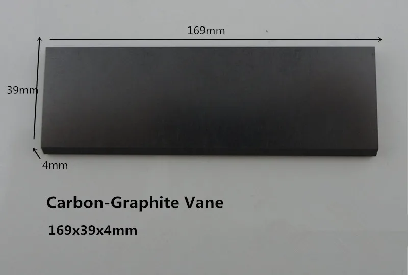 169x39x4mm carbon vane blades for vane pumps