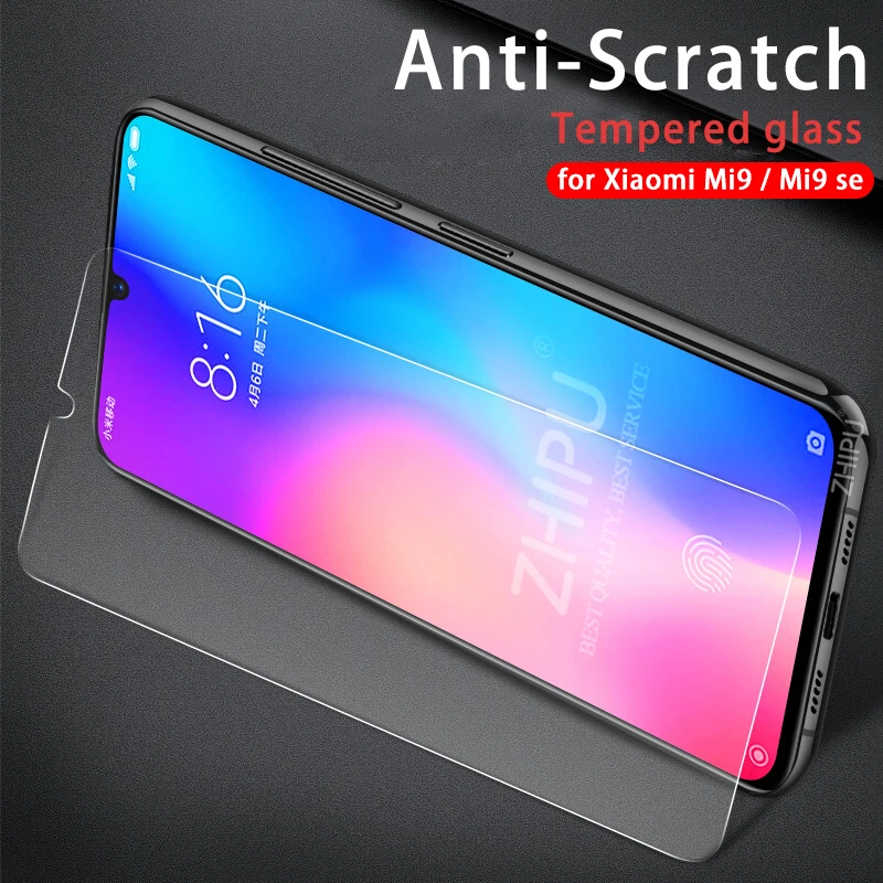 2Pcs Tempered Glass for Xiaomi Mi 9 / Mi 9 SE Glass Screen Protector 2.5D 9H Glass for Xiaomi Mi9 / Mi9 SE Protective Glass Film