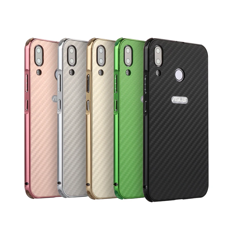 Гибридный чехол для Asus Zenfone 5Z/Zenfone 5 ZE620KL жесткий металлический бампер из