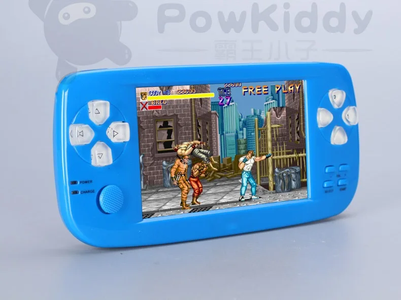 

Powkiddy Rs 100 Arcade Handheld Game Console Nostalgic Open Source System Game Console Suppory MP4 Player For Kid's Gift