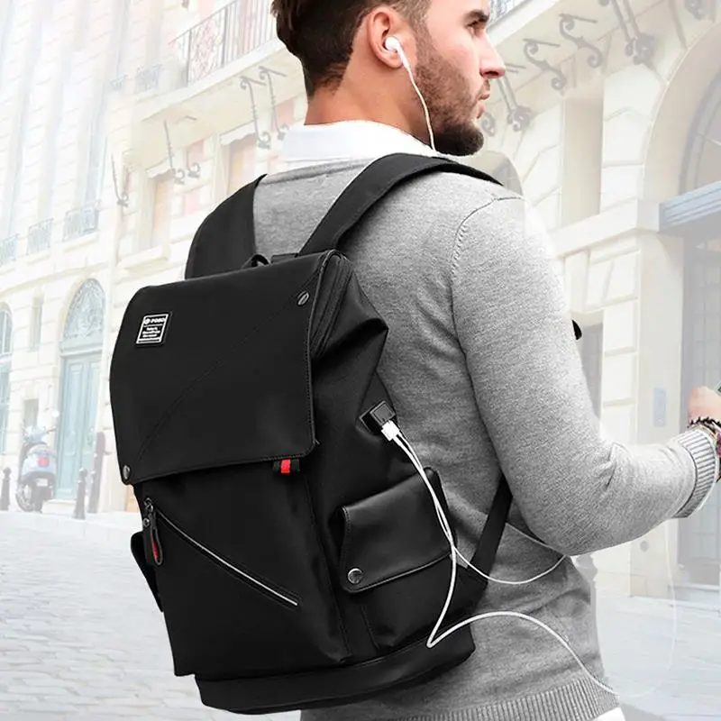 Большой рюкзак USB внешний заряд 15,6 дюймов ноутбук рюкзак плечи мужчины Противоугонный водонепроницаемый рюкзак для путешествий