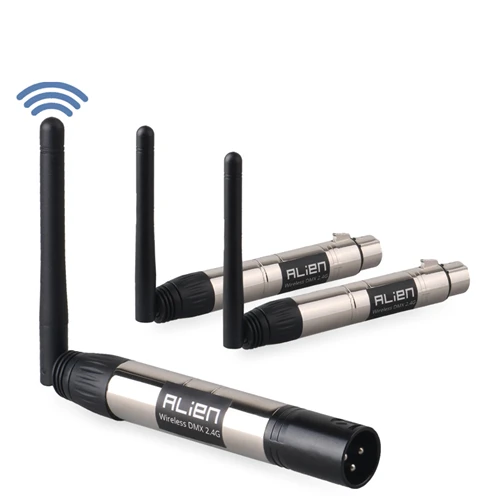 1T2R ALIEN 2,4G DMX512 Dfi беспроводной передатчик приемник контроллер с антенной для DJ Дискотека вечерние музыка DMX светодиодный сценический лазерный свет - Цвет: 1T2R