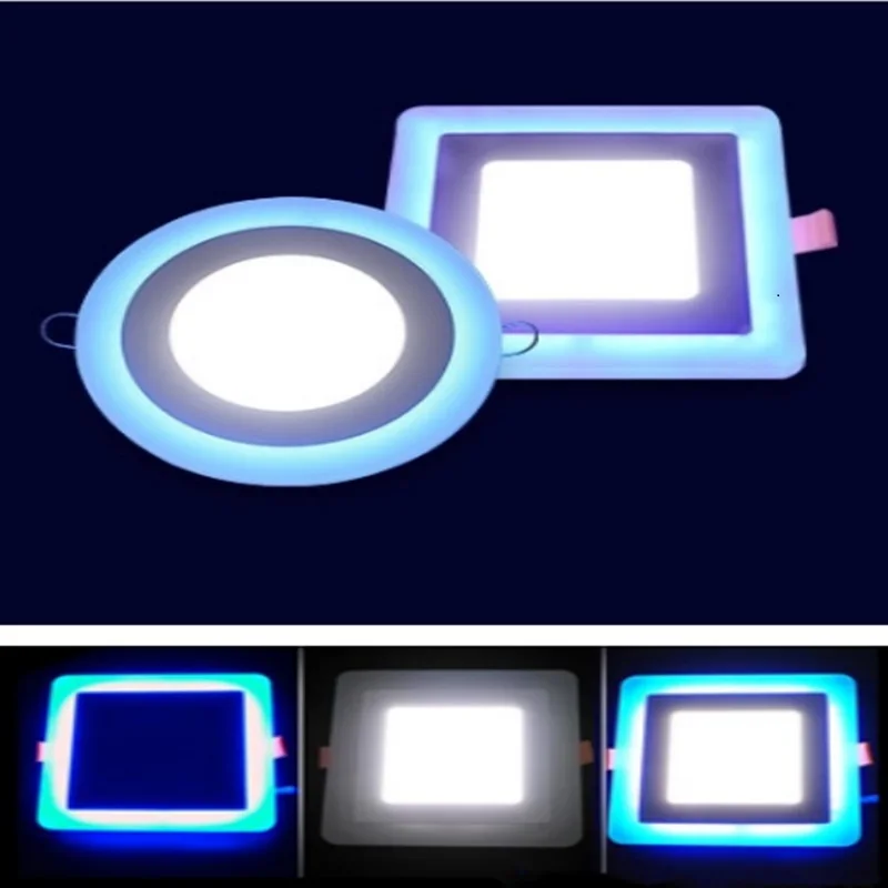 

6W 9W 16W 24W Round/Square LED Downlight Recessed LED Ceiling Panel Light 3 Model Down light AC85-265V+LED Driver Free Shipping