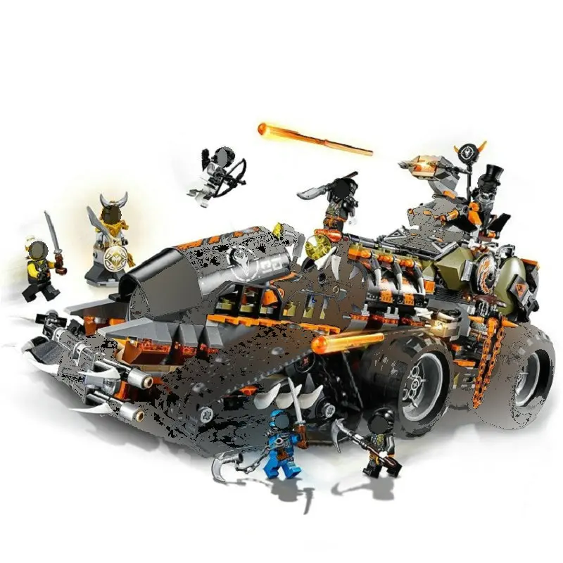 

NINJA Building Blocks Moive Series The Tank Model With Figures Compatible LegoINGly Ninjagoes Set Toys For Children Gift 2019