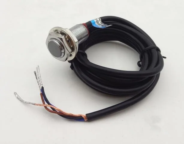 

FREE SHIPPING 100% NEW Shield type speed sensor DC three-wire NPN normally open proximity switch--2PCS/a lot