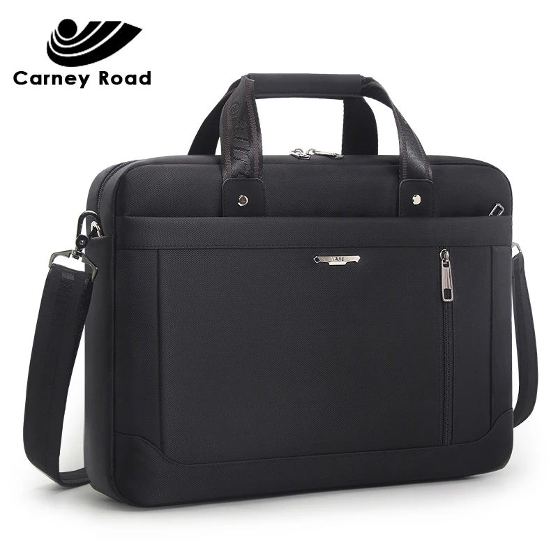 Carneyroad, деловой мужской портфель, 15,6 дюймов, сумка для ноутбука, Оксфорд, водонепроницаемая мужская сумка, повседневные сумки-мессенджеры, мода