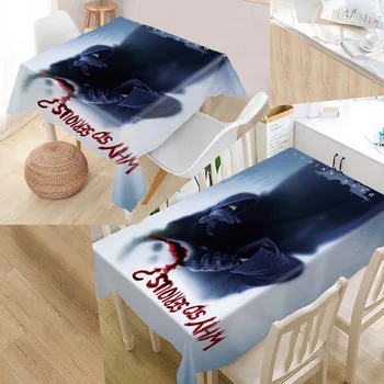 

Custom Joker Table Cover Rectangular Home Protection Decoration Elegant Wedding Waterproof Oilproof Tablecloth
