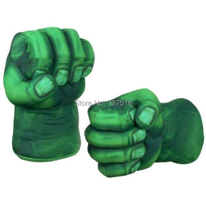 Incredible Hulk Smash Hands Stuffed Plush Gloves Cosplay Boxing Hands
