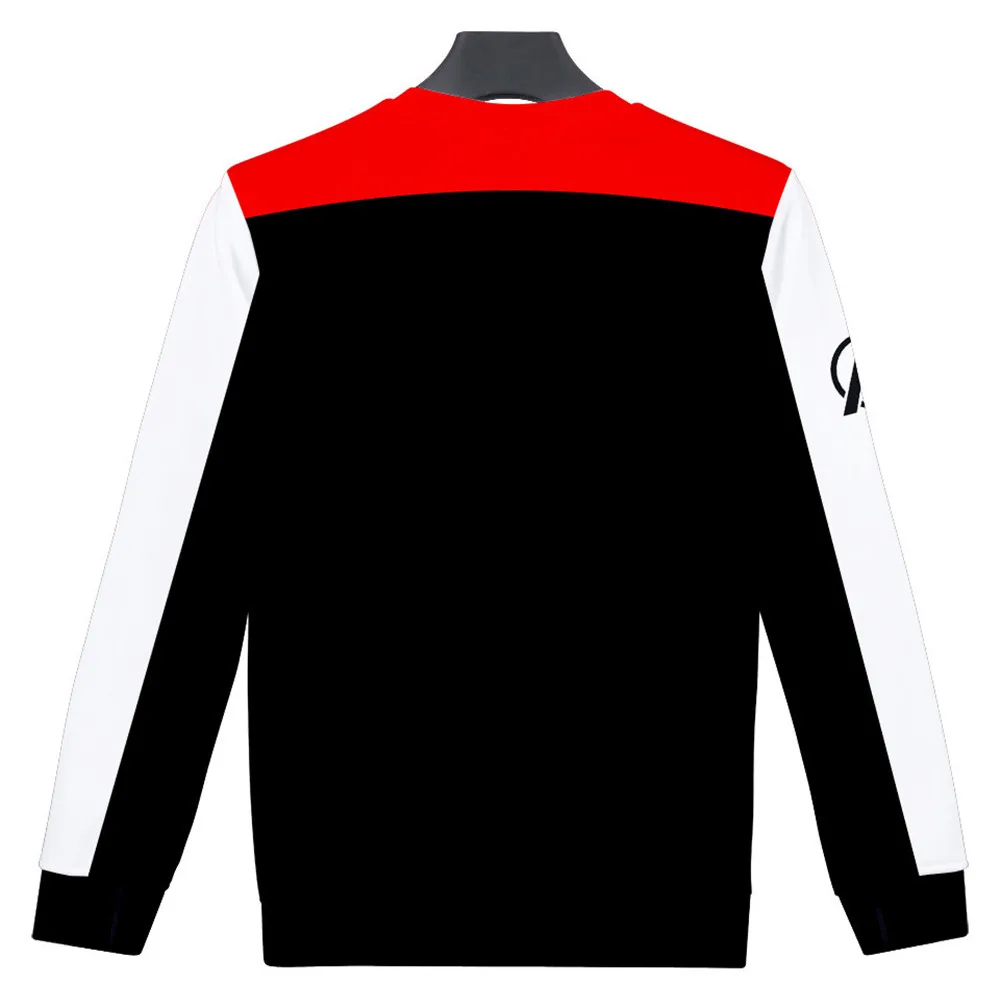 2019 new cosplay Avengers Endgame Quantum Realm 3D printed round neck long sleeve t-shirt adult sportswear jacket sweater