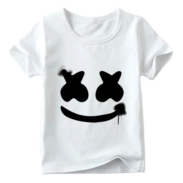 children dj marshmello hipster t shirt baby boys girls summer top