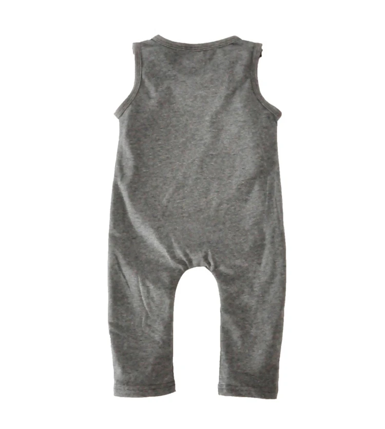 Newborn Baby Girl Romper Baby Boy Jumpsuit Clothes summer Print Sleeveless feather baby boy romper Age 0-24M 3T 4T (11)