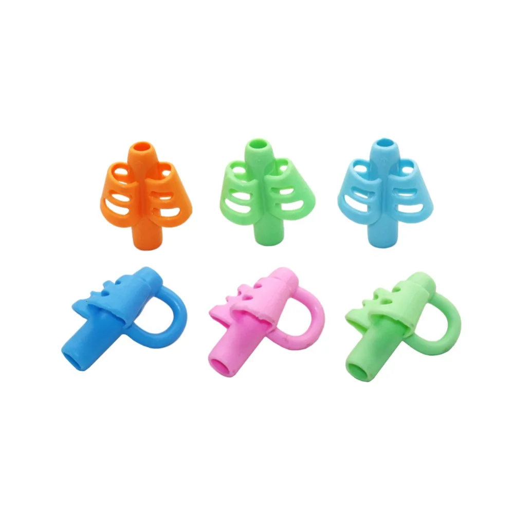 

Two-Finger Grip Silicone Baby Learning Writing Tool Writing Pen Writing Correction Device Children Stationery Gift 3pcs/sets