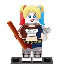Хао gao Le 300 шт. XH 257 Супер Герои строительные Конструкторы Харли Квинн Джокер Конструкторы clawn DC модели Кирпичи DIY игрушка