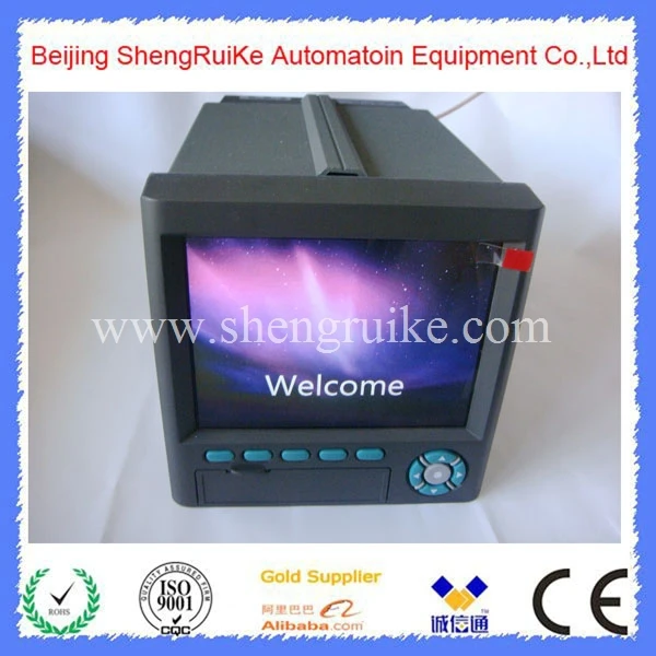 English Menu 4 Channel Paperless Recorder Universal Input 220VAC