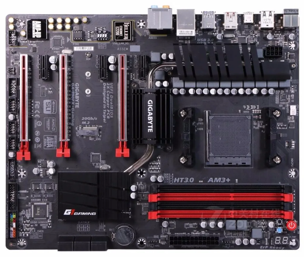 

For Gigabyte GA-990FX-Gaming Original Used Desktop Motherboard 990FX-Gaming for AMD 990FX Socket AM3 AM3+ DDR3 On Sale