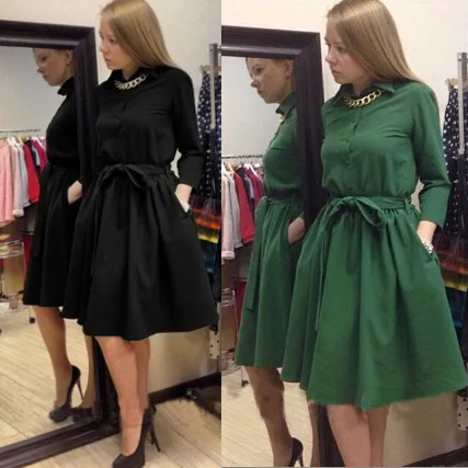 2015 European And American Style Latest Fashion Trends For Women Long Sleeved Dress Girl Doll Collar Leisure Wild Tutu In Dresses From Womens Clothing 2015 European And American Style Latest Fashion Trends For Women Long Sleeved Dress Girl Doll Collar Leisure Wild Tutu In Dresses From Womens Clothing