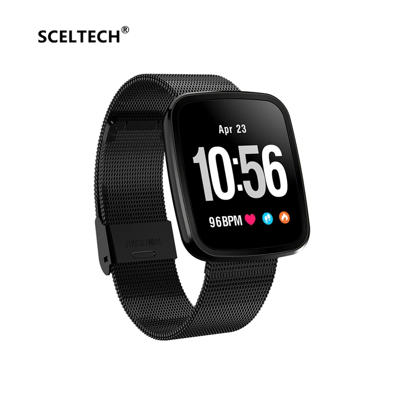

SCELTECH Smart Bracelet V6 Pro Color Screen Waterproof Wristband Heart Rate Monitor Blood Pressure Measure Fitness Tracker Band