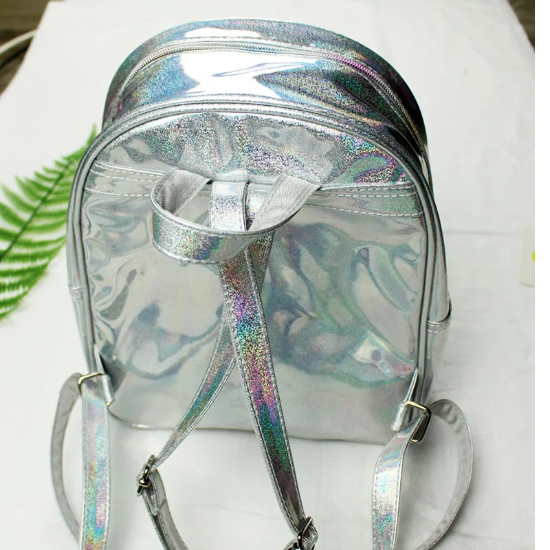 Модный крутой лазерный рюкзак в стиле русалки Харадзюку, рюкзак с блестками и буквами, школьный рюкзак с градиентом для мальчиков и девочек, рюкзак для путешествий