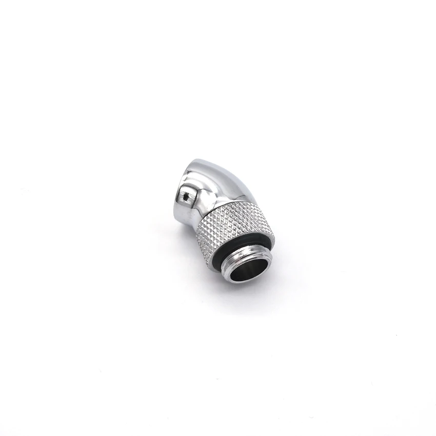 WinKool 45 Degree Male to Female Rotary Angle Fitting Adapter With G1/4'' Threads for Water Cooling