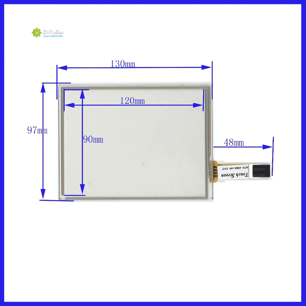 

ZhiYuSun 5.7Inch 130*97 4Wire Resistive TouchScreen Panel Digitizer TOUCHSENSOR for GPS CAR this is compatible