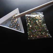 Нанесение точек на ногти Набор Дозирующий карандаш точечная ручка-аппликатор палитра блюдо Dappen Блюдо 4 мм AB Стразы для ногтей инструмент для дизайна ногтей