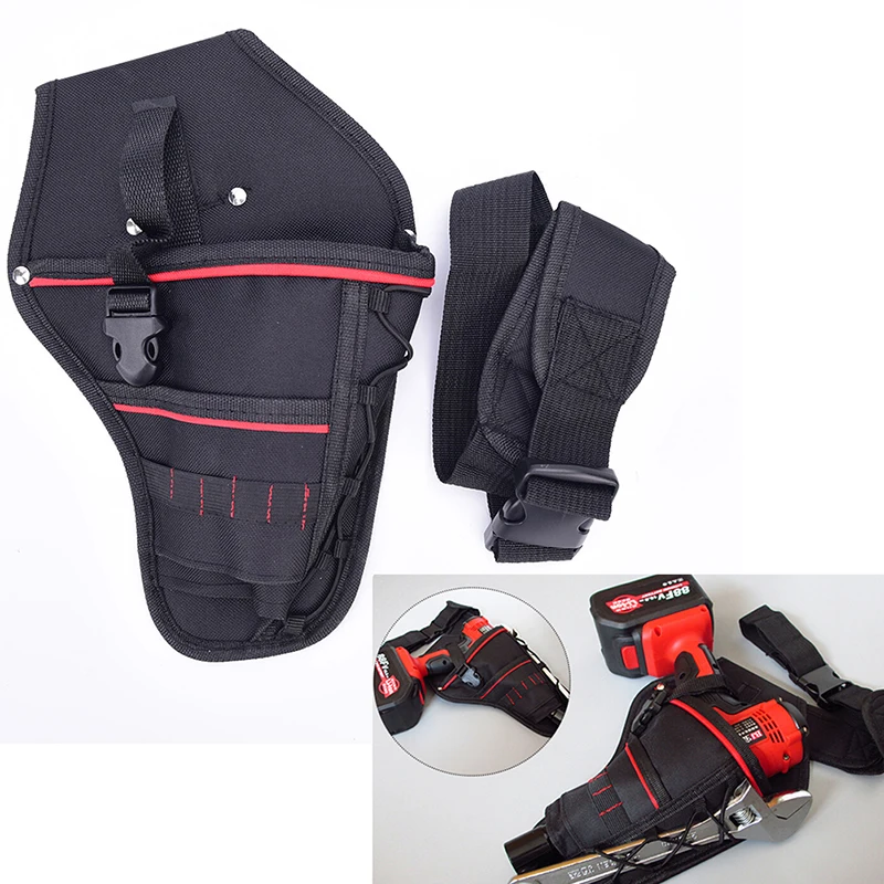 1PC Multi-function Thickened Oxford Electric Hand Drill Impact Wrench Electric Wrench Pockets Tool Bags