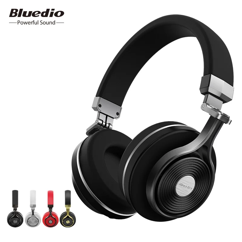 Bluedio T3  Bluetooth Wireless Headphone 3D Bass Headset Portable With Microphone For Music Iphone Samsung Xiaomi Headphone