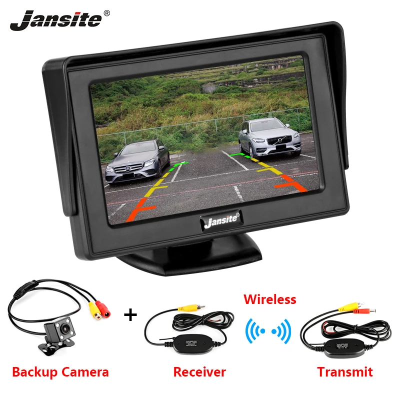 

Car Monitor 4.3" Screen For Rear View Reverse Camera TFT LCD Display HD Digital Color PAL/NTSC Reverse Camera Parking System
