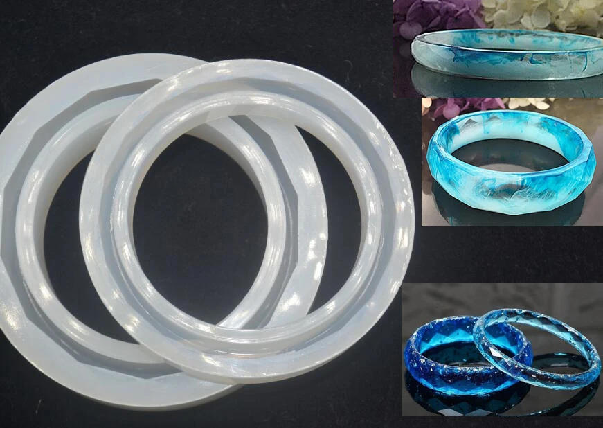 56/60/62mm Diamond surface Silicone Mold for jewelry bracelet Resin Silicone Mould handmade tool DIY Craft epoxy resin molds 56/60/62mm Diamond surface Silicone Mold for jewelry bracelet Resin Silicone Mould handmade tool DIY Craft epoxy resin molds