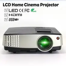 CAIWEI Kids Gift Portable Mini Projector LED Movie Home Theater Full HD1080p HDMI Beamer for Smartphone PC Tablet Projection