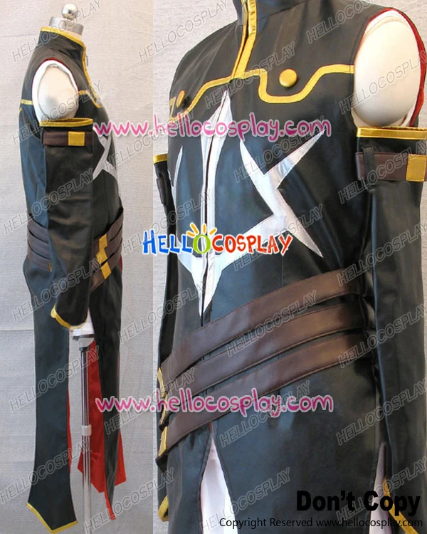 

Code Geass Cosplay R2 C.C Floral Leather Uniform Costume Leg Covers Ver H008