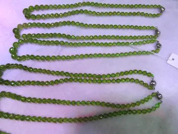 

AA GRADE 100% Peridot Briotettes necklace round ball faceted peridot gemstone green gemstone 6-10mm full strand 17inch
