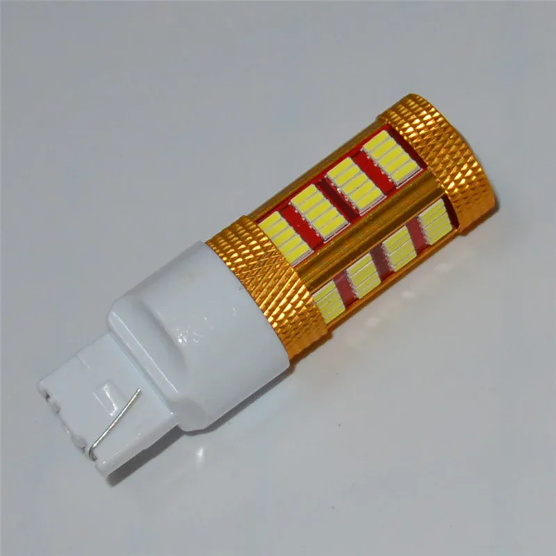 

2x Car LED T20 7440 W21W 92smd 6000k Tail Stop Turn Signal Lights Parking Lamp Bulb Pure White DC 12V