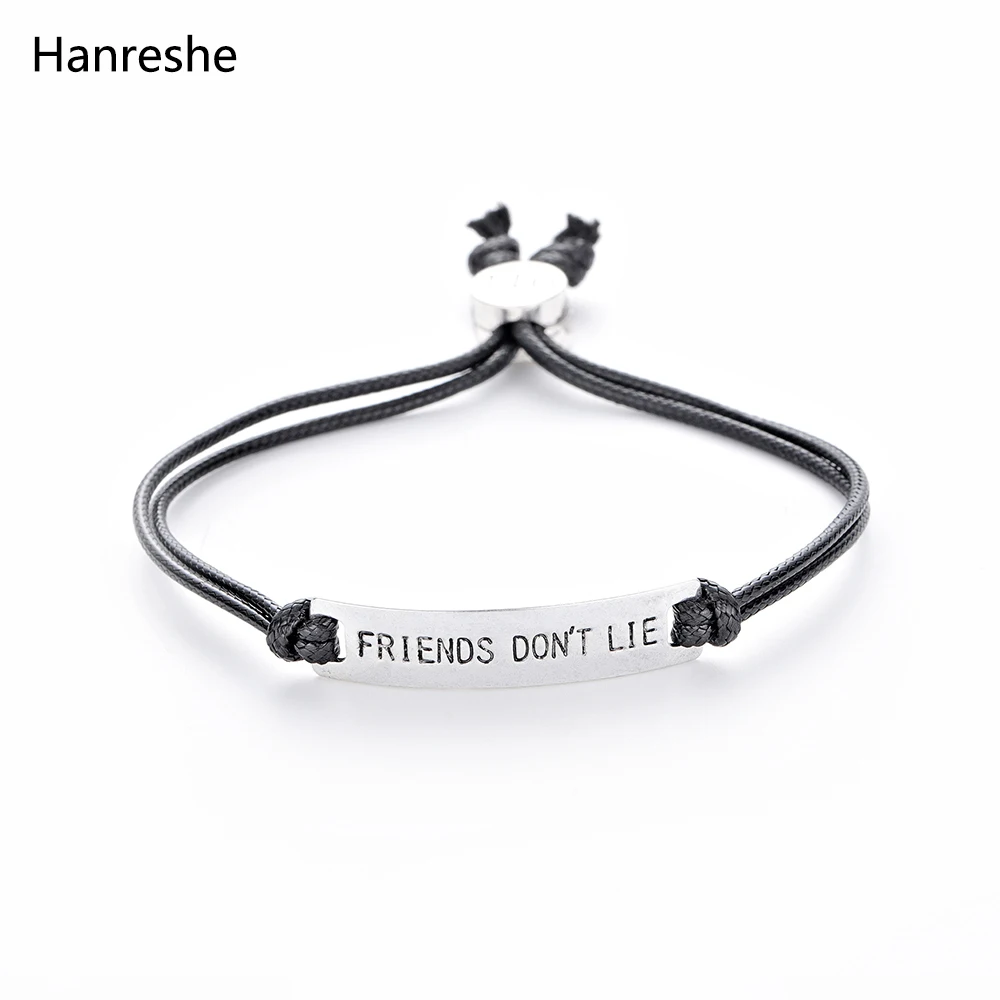 

Friend don't Lie Eleven Charm Bracelet Homme Trendy Jewelry Leather Bracelet for Men Stainless Steel Bracelets Bangles Men Gift