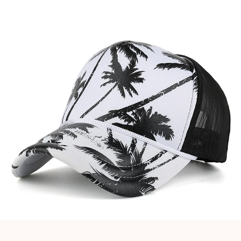 

Summer Printing Style Bamboo Landscape Painting Small Fresh Mesh Baseball Cap Men Women Snapback Dad Hat Truck Driver Caps BQ057