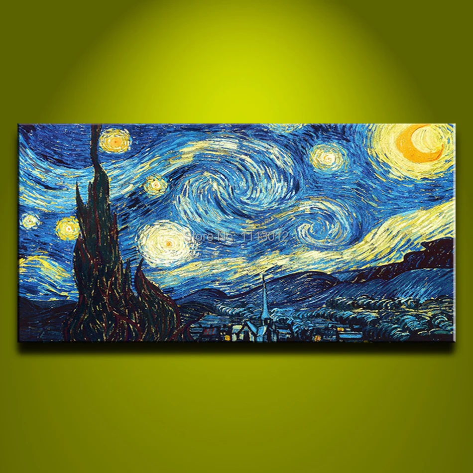 

Handmade Single Impressionist Canvas Van Gogh Oil Painting Reproductions Wall Pictures For Living Room Modern Home Decoration