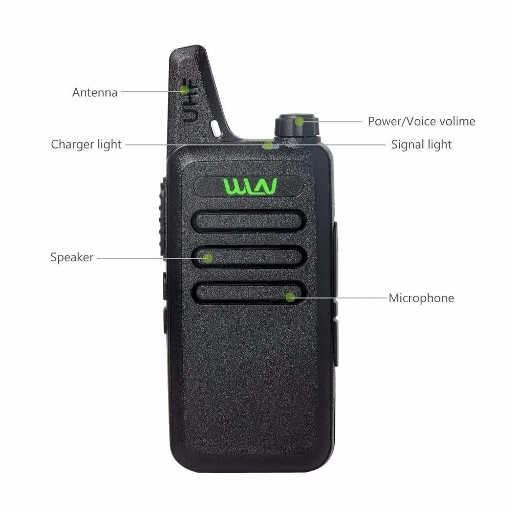 4 шт. WLN KD-C1/KD-C2Walkie рация UHF 400-470 МГц 5 Вт Мощность 16 каналов Kaili мини портативный приемопередатчик C1 двухстороннее радио C2