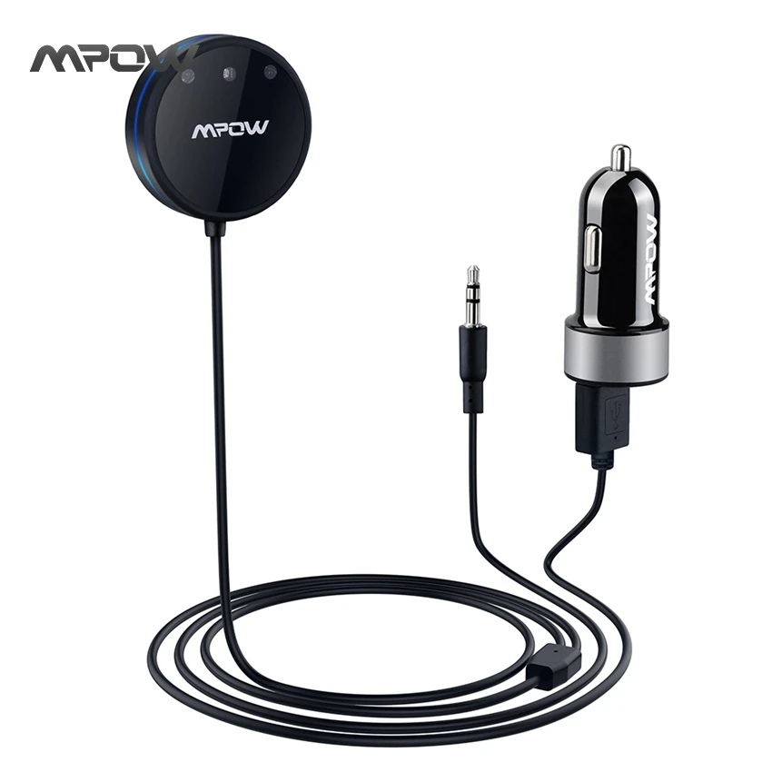 

Mpow MBR11 Streambot Wave Bluetooth 4.0 Receiver Car Transmitter Gesture-Sensing Noise Isolator + High-Speed Car Phone Charger