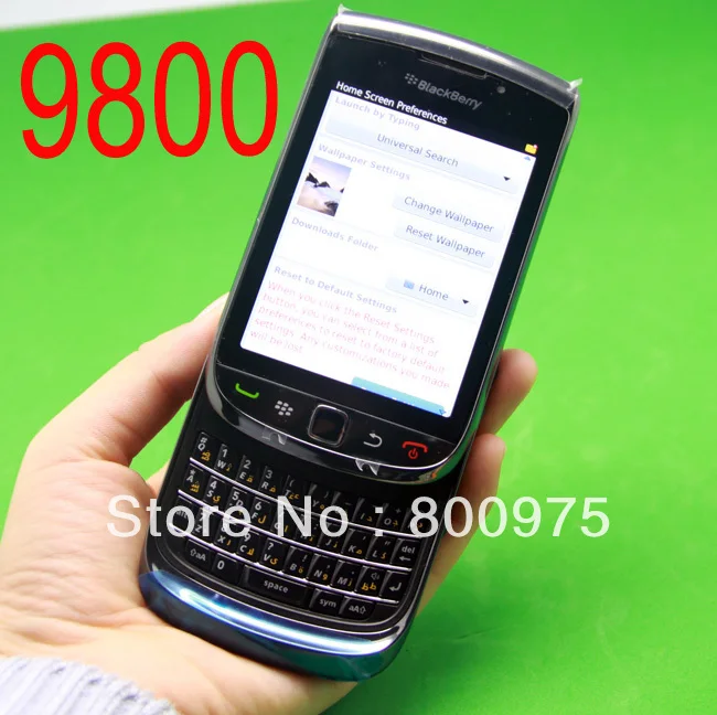 Фонарь BlackBerry 9800, мобильный телефон, смартфон, разблокированный, 3G, Wi-Fi, Bluetooth, gps, 4G, мобильный телефон и черный