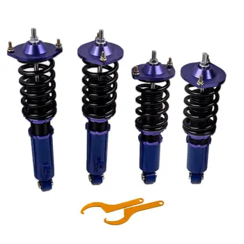 

Lowing Ride Height Adjustable Coilover Suspensions For Mazda Miata MX5 MX-5 NA NB 1989-05 Coil Over Springs Blue