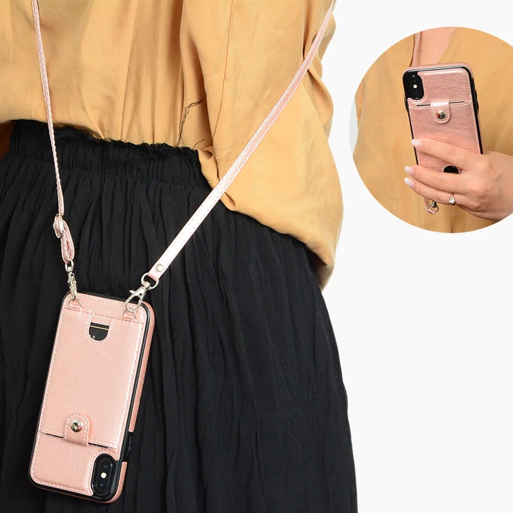 

KISSCASE Card pocket Case For Samsung S10 Case S7 edge S9 S10 Plus S10E Leather strap Phone Bag for Samsung Note 8 Cases Note 9