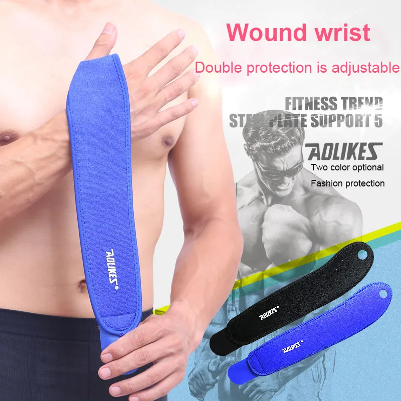 Wrist brace 1Pcs Gym Wrist Band Sports Wristband Wrist Brace Support Splint Fractures Carpal Tunnel Wristbands for Fitness